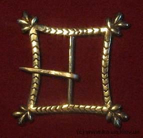 пряжка средневековая