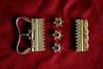 Поясной набор бургундский №2