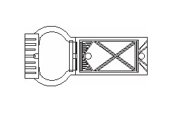 Пряжка с креплением EK19