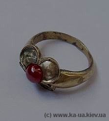 кольцо с камнем