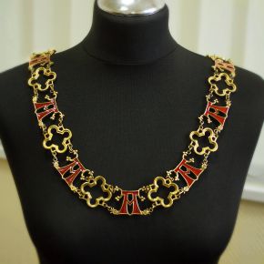 Рыцарская цепь из букв "А"