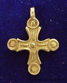 подвеска ранняя, русь, крест