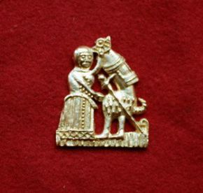 Бэдж "Дама и кавалер"